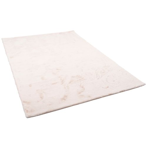 Tapis En Fourrure Plush 180x250cm Crème