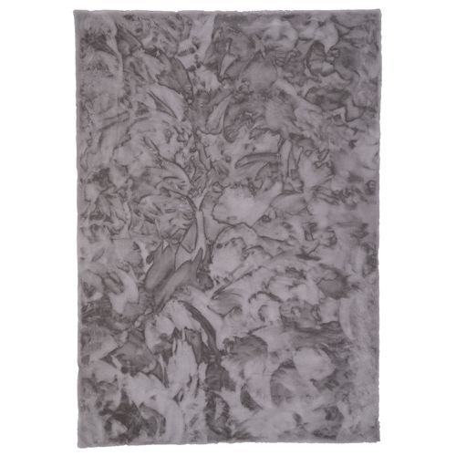 Tapis En Fourrure Plush 140x180cm Gris