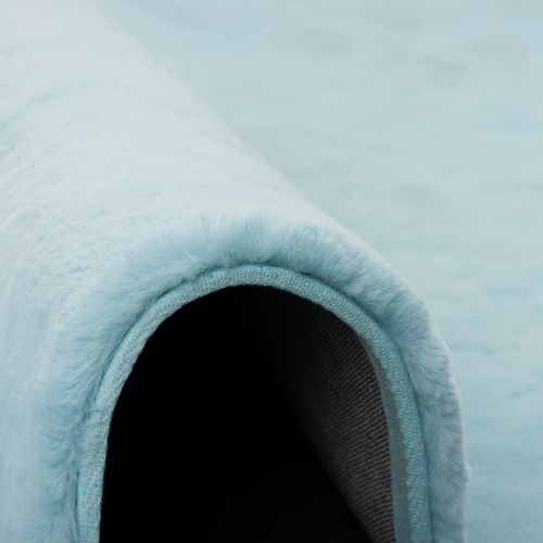 Tapis En Fourrure Plush 90x160cm Turquoise