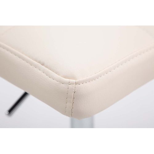 Chaise Lounge Palma V2 Similicuir Crème