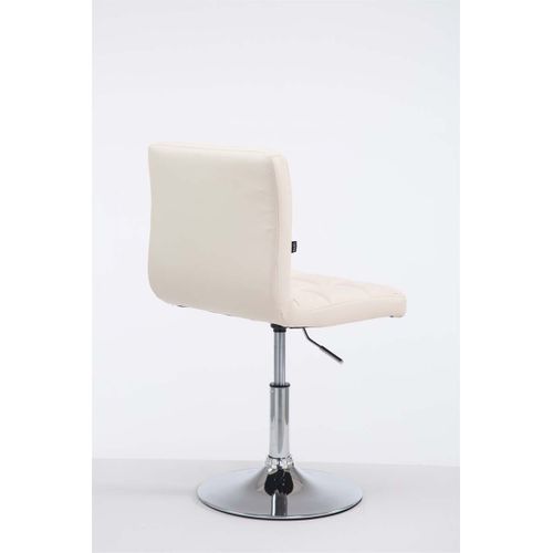 Chaise Lounge Palma V2 Similicuir Crème