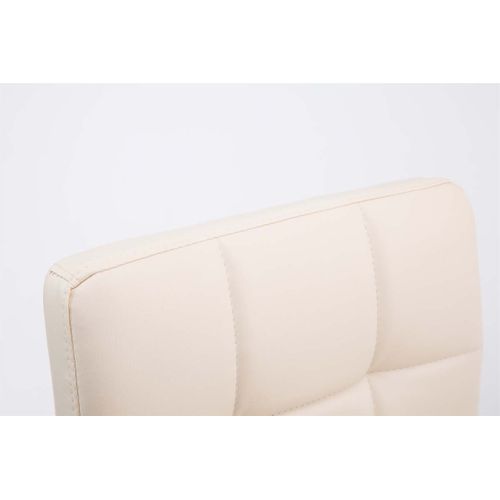 Chaise Lounge Palma V2 Similicuir Crème