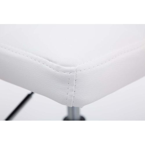 Chaise Lounge Palma V2 Similicuir Blanc