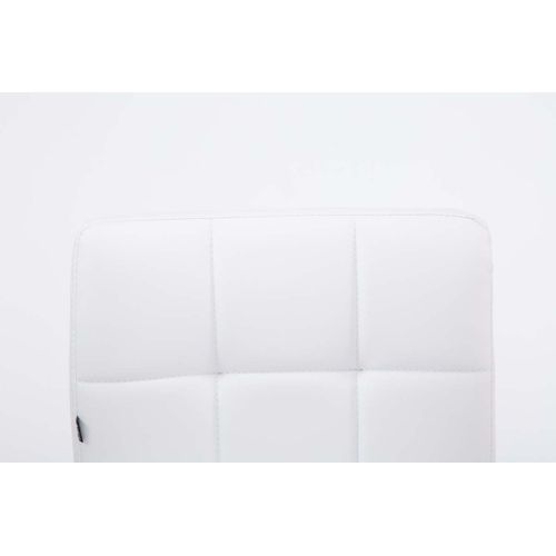 Chaise Lounge Palma V2 Similicuir Blanc