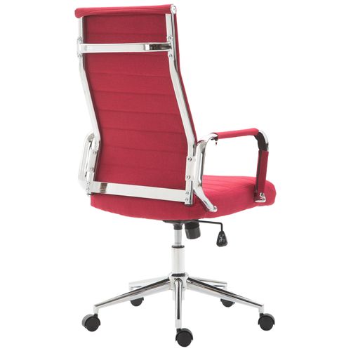 Fauteuil De Bureau Kolumbus Tissu Rouge