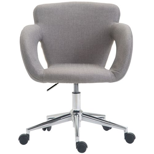 Chaise De Bureau Edison Tissu Gris