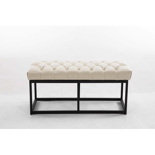 Banquette Amun B Similicuir Crème/100 Cm