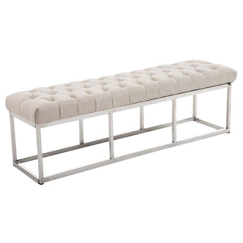 Banc Amun E En Tissu Crème/150 Cm