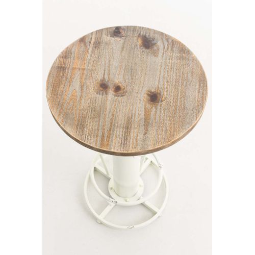 Table Haute Ruhr Blanc Antique