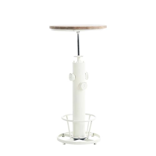 Table Haute Ruhr Blanc Antique