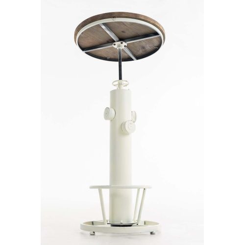 Table Haute Ruhr Blanc Antique