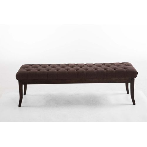 Banc Ramses Tissu Antique Sombre Marron/150 Cm