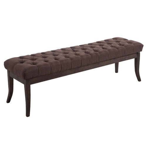 Banc Ramses Tissu Antique Sombre Marron/150 Cm