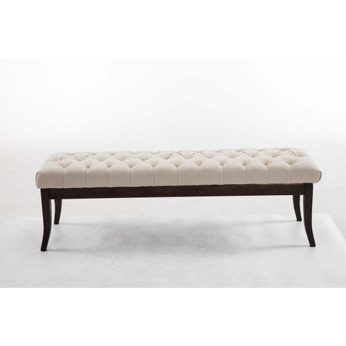 Banc Ramses Tissu Antique Sombre Crème/150 Cm