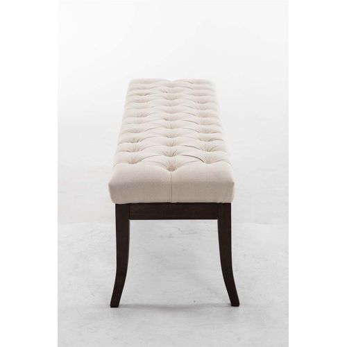 Banc Ramses Tissu Antique Sombre Crème/150 Cm