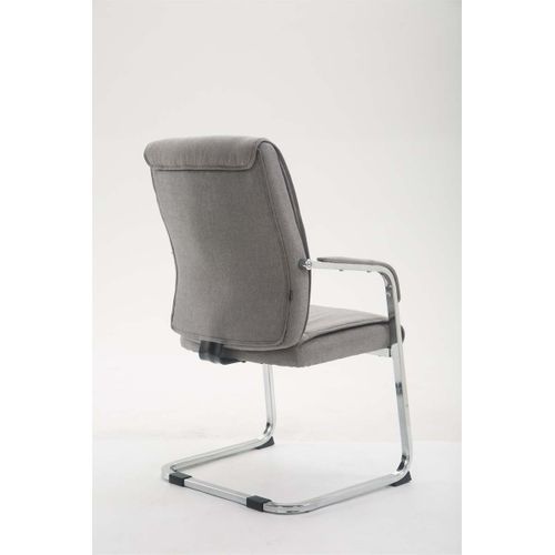 Chaise Visiteur Xxl Anubis Tissu Gris