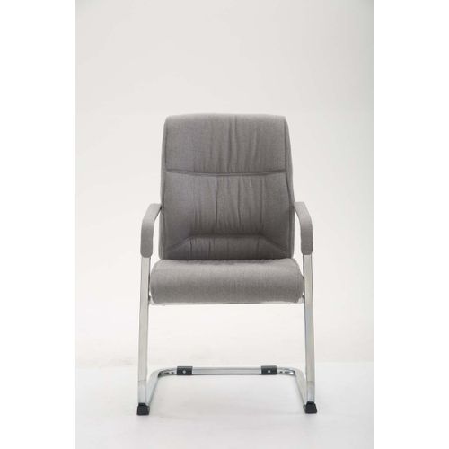 Chaise Visiteur Xxl Anubis Tissu Gris