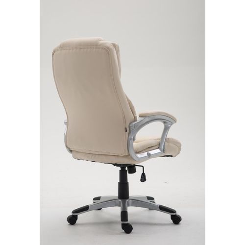 Fauteuil De Bureau Xl Texas V2 Similicuir Crème