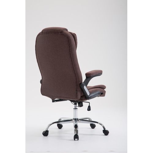 Fauteuil De Chef Thor En Tissu Marron