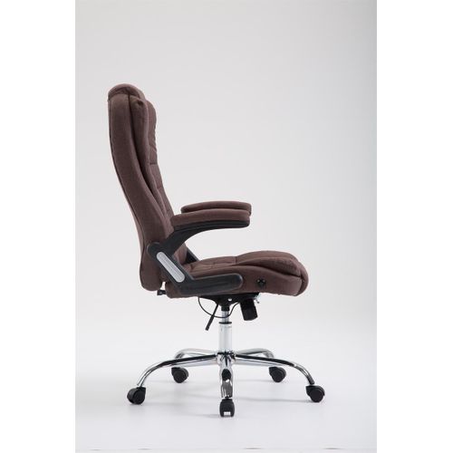Fauteuil De Chef Thor En Tissu Marron