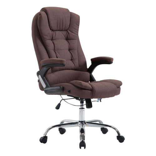 Fauteuil De Chef Thor En Tissu Marron