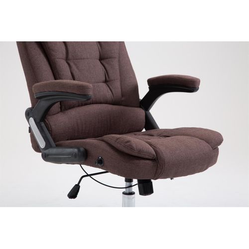 Fauteuil De Chef Thor En Tissu Marron