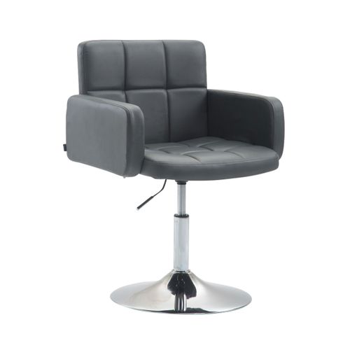 Fauteuil Lounge Los Angeles Similicuir Gris