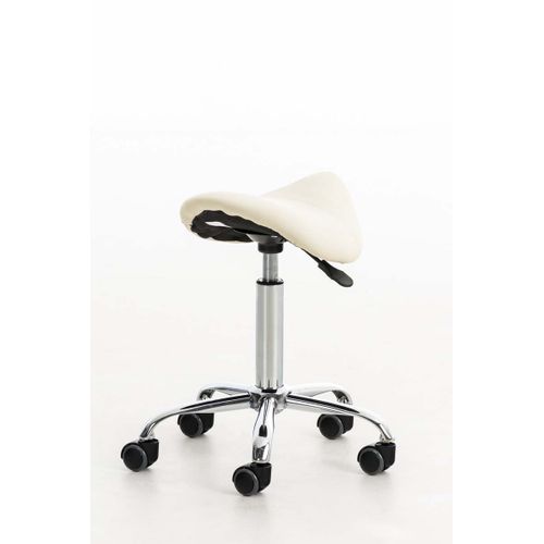 Tabouret De Travail Reno Similicuir Crème