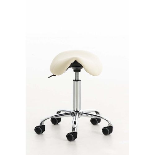 Tabouret De Travail Reno Similicuir Crème