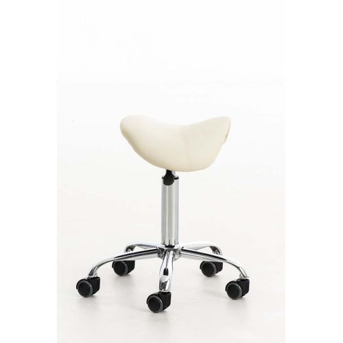 Tabouret De Travail Reno Similicuir Crème