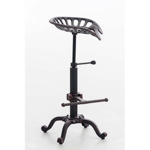 Tabouret De Bar Butch Au Style Industriel Bronze