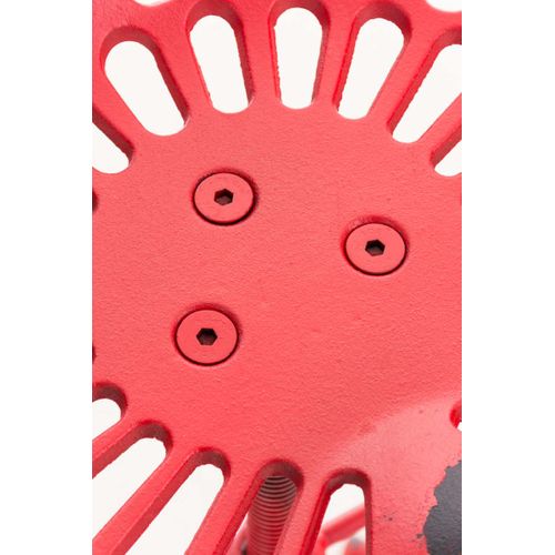 Tabouret De Bar Butch Au Style Industriel Rouge