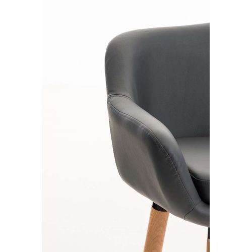 Tabouret De Bar Grant Similicuir Gris