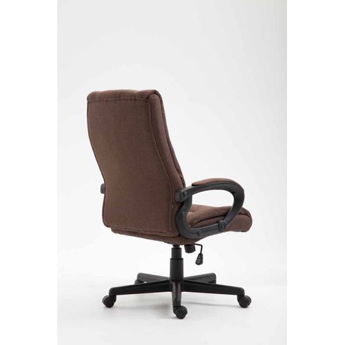Fauteuil De Bureau Xl Sparta Tissu Marron