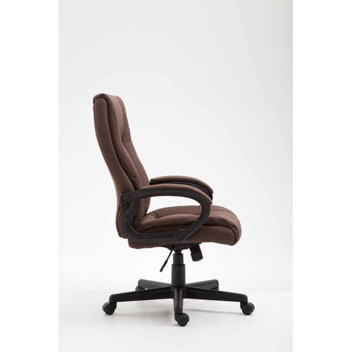 Fauteuil De Bureau Xl Sparta Tissu Marron