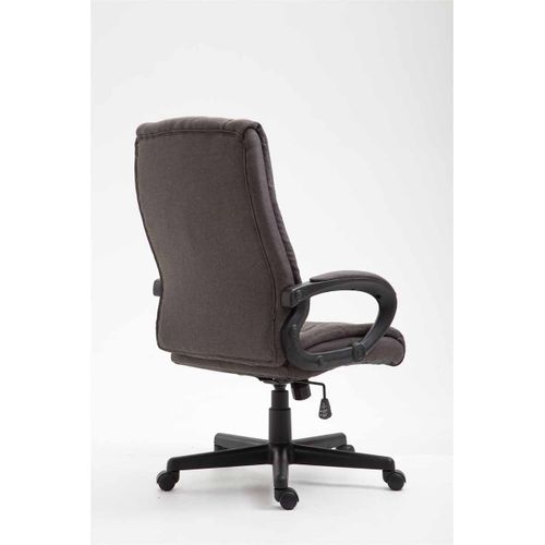 Fauteuil De Bureau Xl Sparta Tissu Gris Foncé