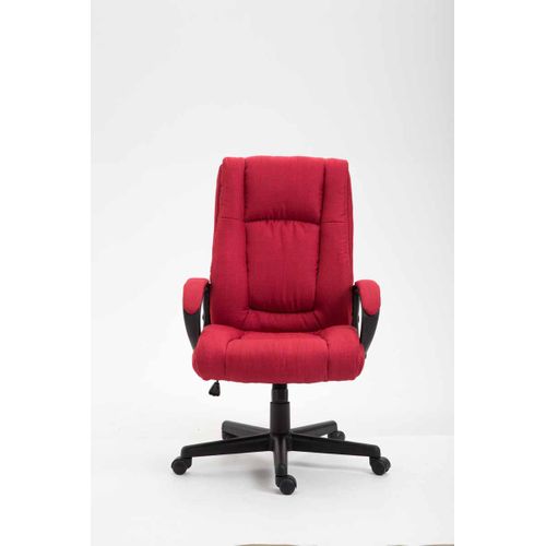 Fauteuil De Bureau Xl Sparta Tissu Rouge
