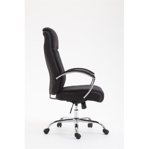 Fauteuil De Bureau Xl Vaud Tissu Noir