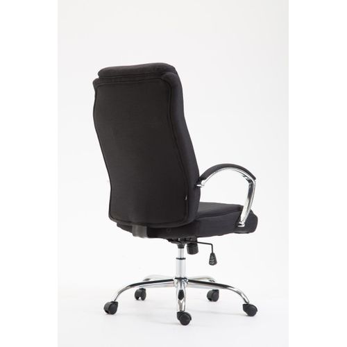 Fauteuil De Bureau Xl Vaud Tissu Noir
