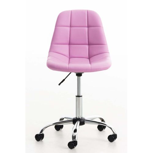 Chaise De Bureau Emil Similicuir Rose