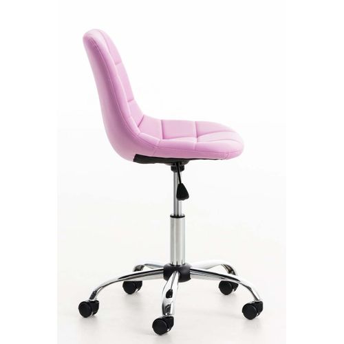 Chaise De Bureau Emil Similicuir Rose