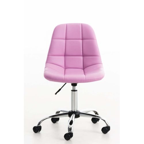 Chaise De Bureau Emil Similicuir Rose