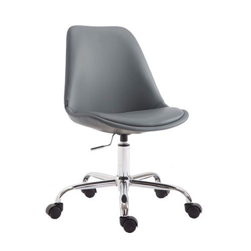 Chaise De Bureau Toulouse Similicuir Gris