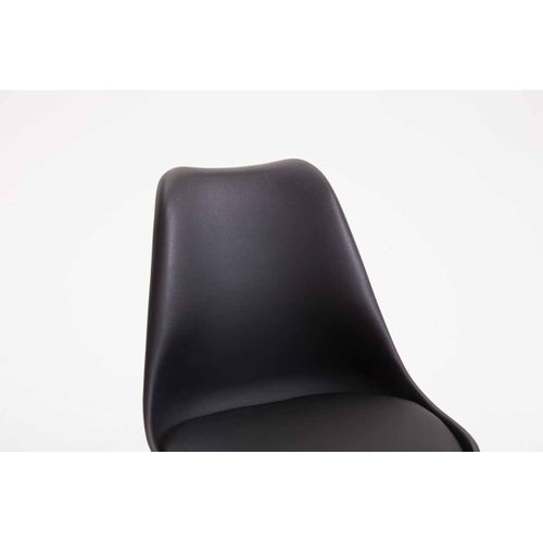 Chaise De Bureau Toulouse À Coque En Plastique Noir