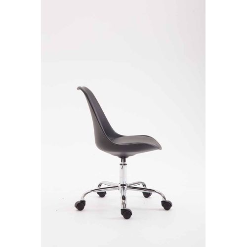 Chaise De Bureau Toulouse À Coque En Plastique Noir