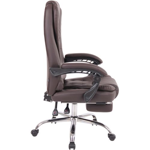 Fauteuil De Bureau Oxygen En Tissu Ou Similicuir Marron/similicuir
