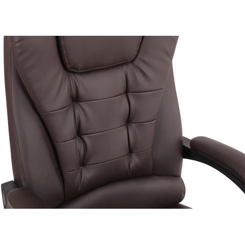 Fauteuil De Bureau Oxygen En Tissu Ou Similicuir Marron/similicuir