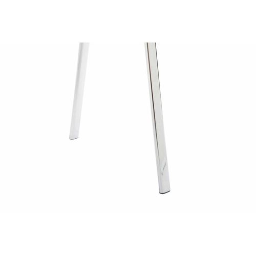 Chaise Visiteur Ken Support Chromé Tissu Noir