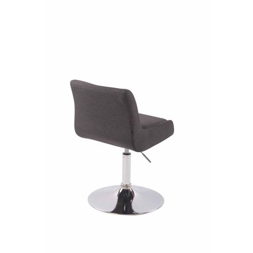Chaise Lounge Club En Tissu Gris Foncé