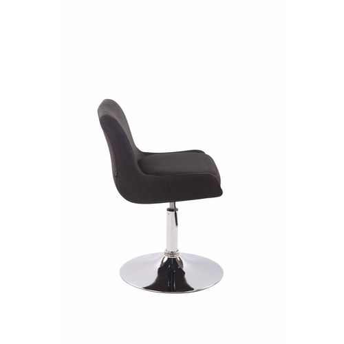 Chaise Lounge Club En Tissu Gris Foncé